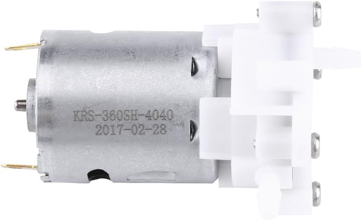 SnelShoppen - Mini Waterpomp DC 3-12V Zelfaanzuigende Tandwielpomp voor Aquarium, Tuin, Camping, 1.5 Meter Hoogte, RS-360SH Motor
