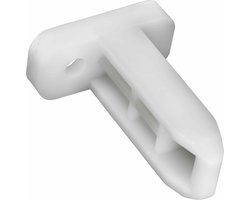 Dparts plastic slotpin van deur wasdroger geschikt voor AEG en Electrolux - deurhaak pin voor drogers - sluithaak pen droogkast - nr. 8086811034 - 8086811141 - 140006804037