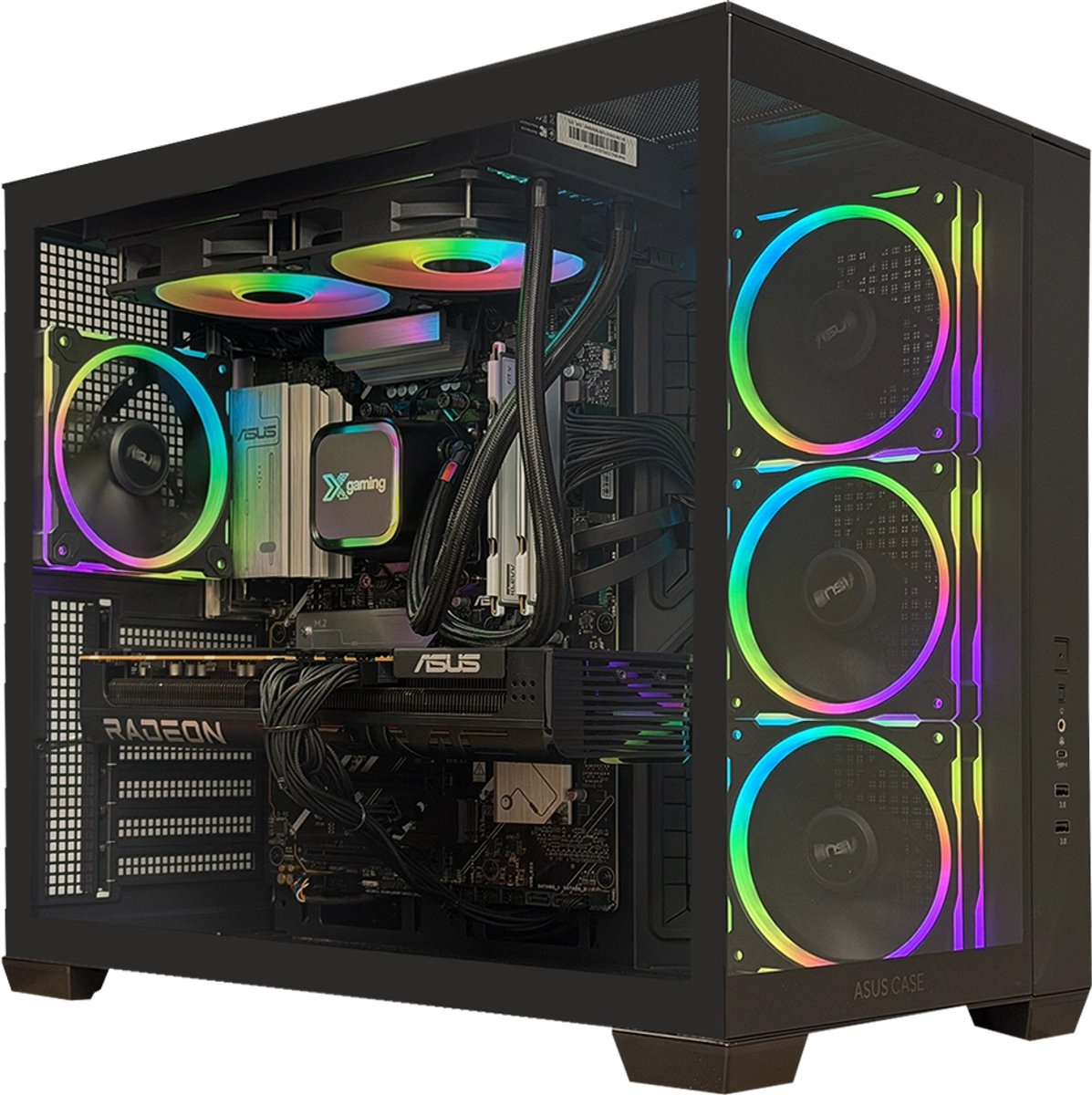 Xgaming Warrior Gaming PC - Ryzen 7 5800X3D - Radeon RX9070XT - 64GB DDR4 - 2TB NVME SSD