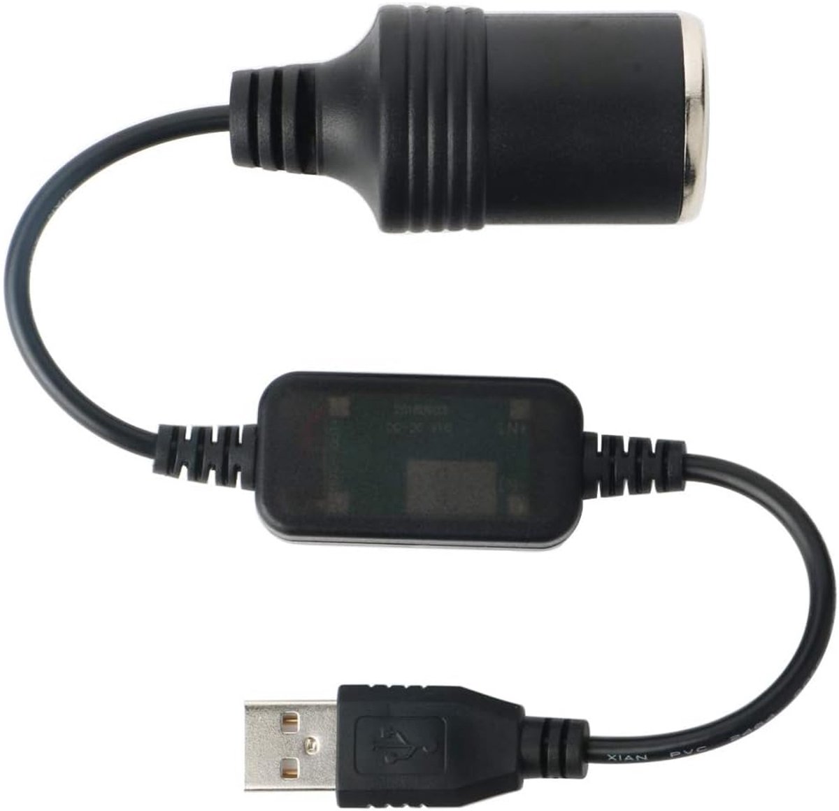 GTIWUNG Power Converter USB Port, 12V Cigarette Lighter Converter, Step Up Converter Cable, Cigarette Lighter Socket - ShopVlot