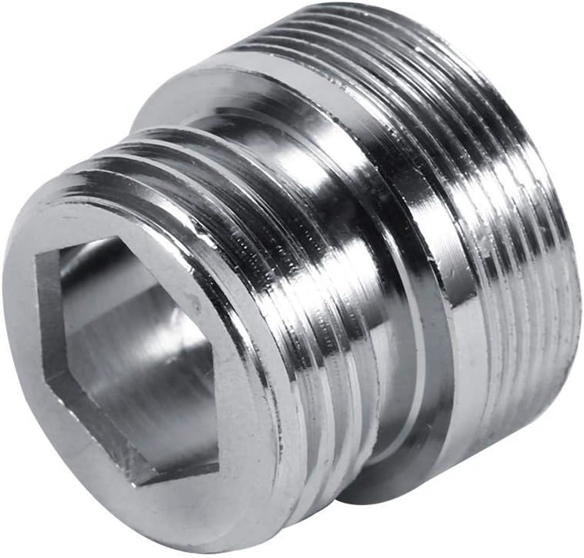 SnelShoppen - G1/2 Kraanadapter voor Keuken, Koper, 22mm en 24mm, Waterfilter Aerator Adapter, Slang Aansluiting, Vrouwelijke Standaard Plug, 4 Maten