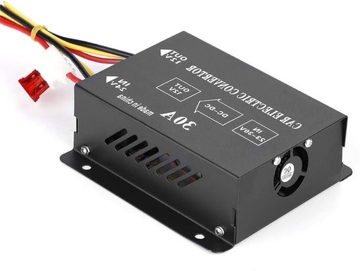 24V naar 12V Spanningsomvormer voor Auto en Vrachtwagen - 30A/360W Step-down Transformator voor Elektrische Toepassingen