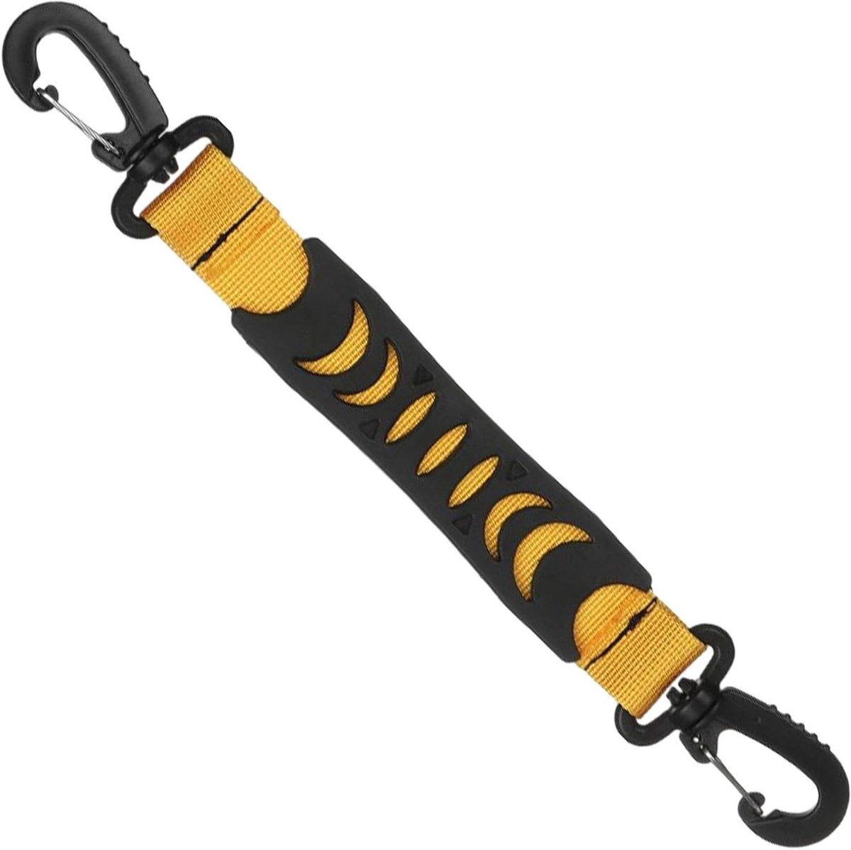 Rolschaats Draagriem - Schaatsen Lift - Schaatsen Vervoeren - Verstelbare Band - 31 cm - Geel