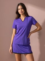 Sjeng Sports ISADORE - Maat: M Reflex Blue - Tennis Shirt Vrouwen - Sportshirt - 87% polyester, 13% elastaan, single jersey