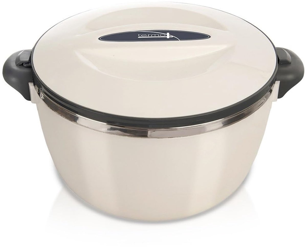SnelShoppen - Thermo 3,5 L Thermische Kom - Soepturijn - Geïsoleerde Opwarmkom voor Lunch - Thermische Container met Deksel - Ideaal voor Feest, Campi