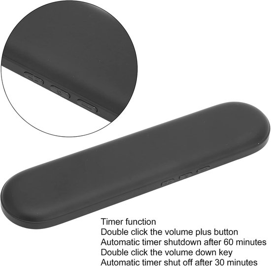 Onder Kussen Speaker - Draadloze Geluidsbox - Rustig Slapen - Botgeleiding Technologie - 15.5 cm - Wit — afbeelding 2