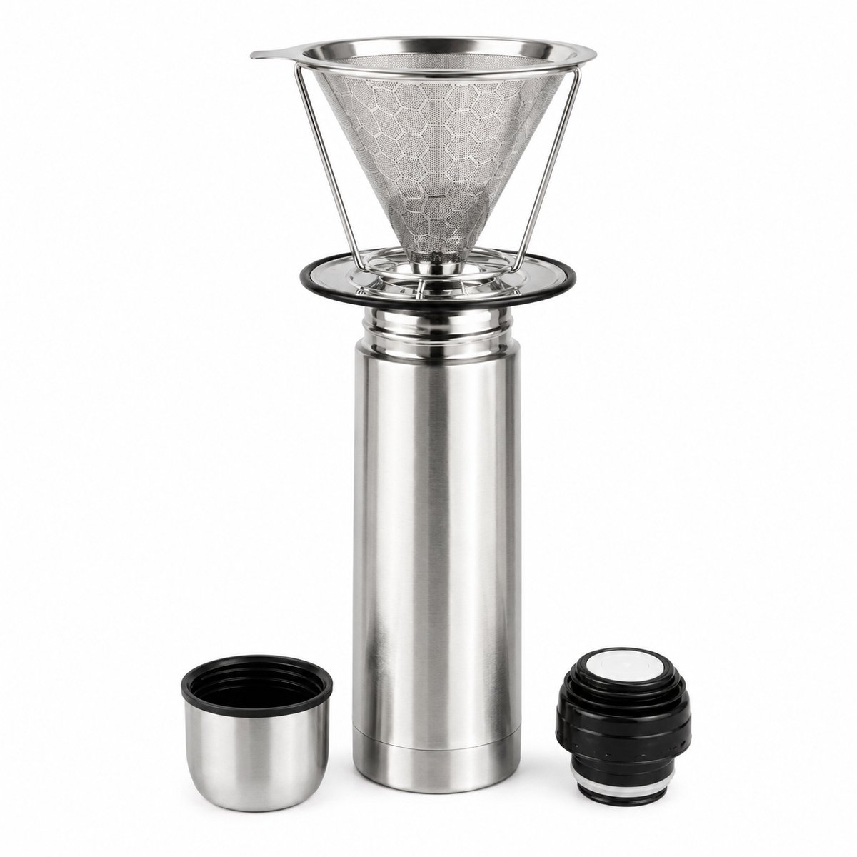 My Green Deal Thermosfles met RVS Koffiefilter - Herbruikbaar