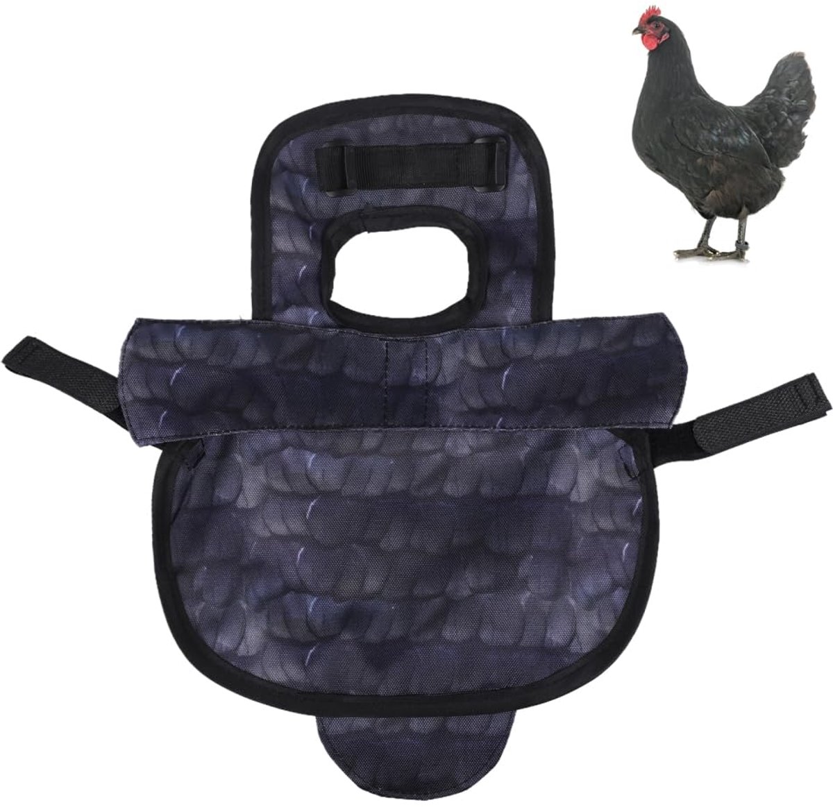 SnelShoppen - Chicken Saddle, Kip Schort, Veiligheidsvest voor Kippen, Rugbescherming voor Eenden en Ganzen, Verstelbare Kip Schort, Waterproof Oxford