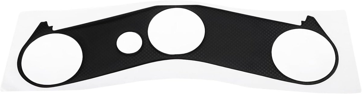 SnelShoppen - Carbon Look Top Yoke Protector Sticker Voor Yamaha YZF R6 2006-2017 - Fork Clamp Cover - Sportieve Bescherming - Makkelijk Aan Te Brenge