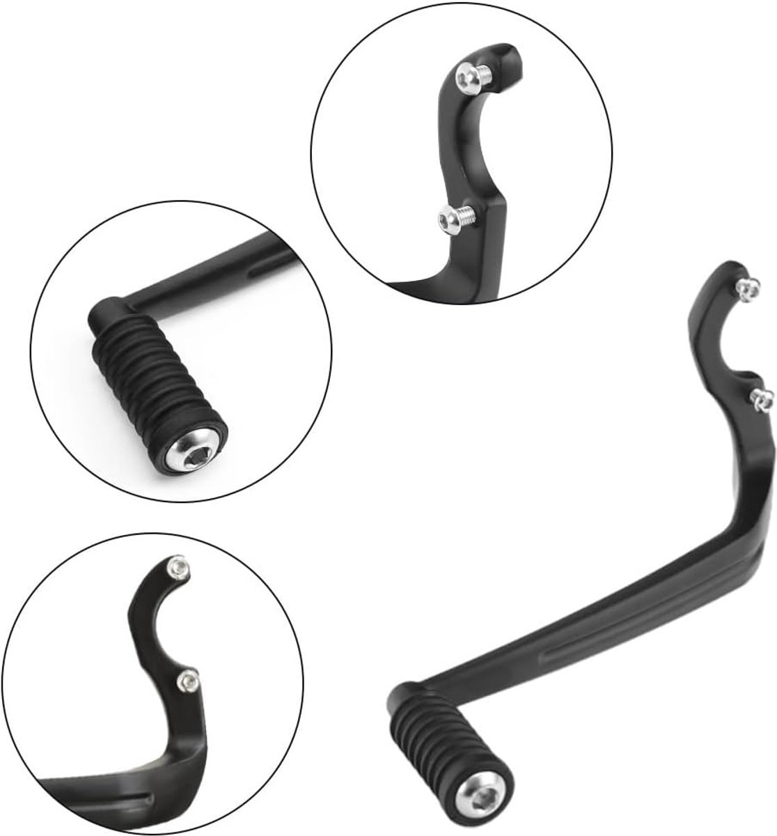 SnelShoppen - Motorfiets Heuvel-Tenen Versnelling Shifter Lever Pegs Vervangingsonderdelen voor Indian Vintage Dark Horse Challenger 2021 Zwart