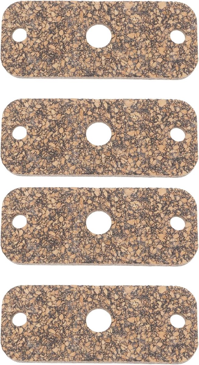 SnelShoppen - 4 Stuks Auto Voorruit Platte Dichting Gasket 48x19x3mm Geschikt voor Land Rover 1 2 MG TA TB TC TD Y Morgan Modellen
