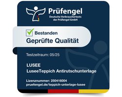 SnelShoppen - LUSEE PVC Antirutsch Onderlegmat Tapijt 160x220cm, Snijbare Antislipmat, Waterdicht en Ventilerend voor Woonkamer, Slaapkamer, Gang, Har