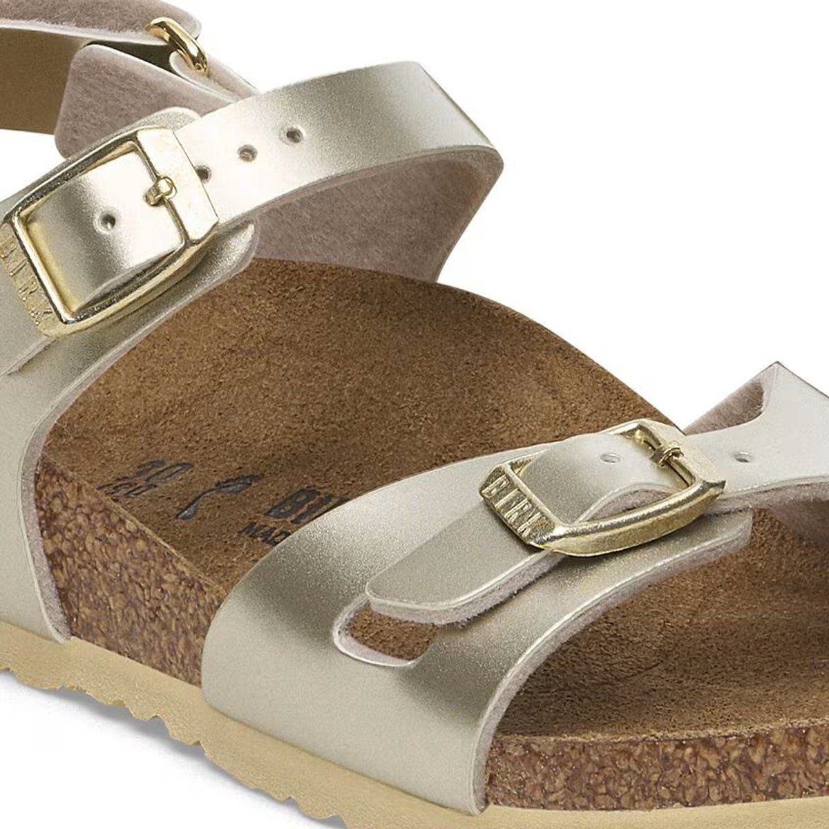 Birkenstock Sandaal Rio AS Kids 1029540 Electric Metallic Smal Goud