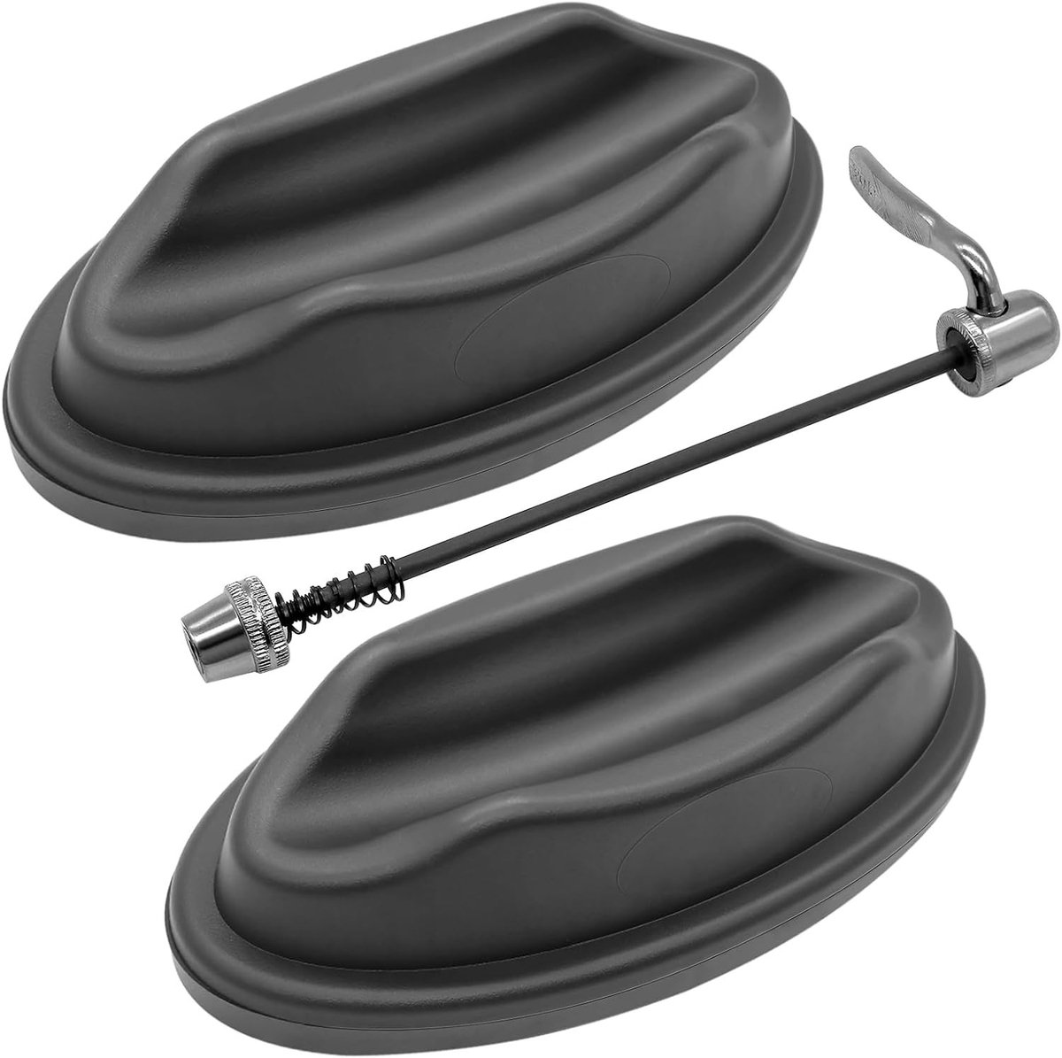 Roller Trainer Voorwiel Steun met Snelle Ontgrendeling - 2 Stuks Fiets Steun Blokken voor Stabiele Indoor Training en Fietstrainer Accessoires