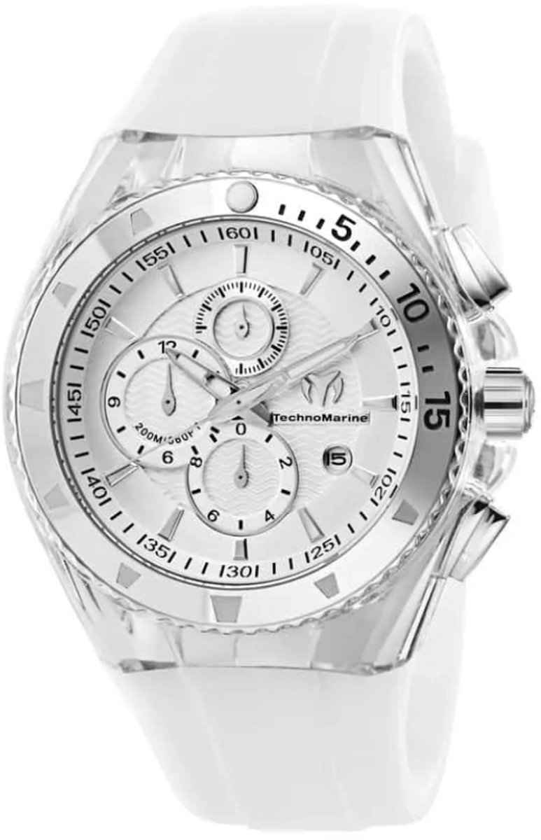 TechnoMarine Steel Evo 113001 - Horloge - Kunststof - Zwart - 40 mm