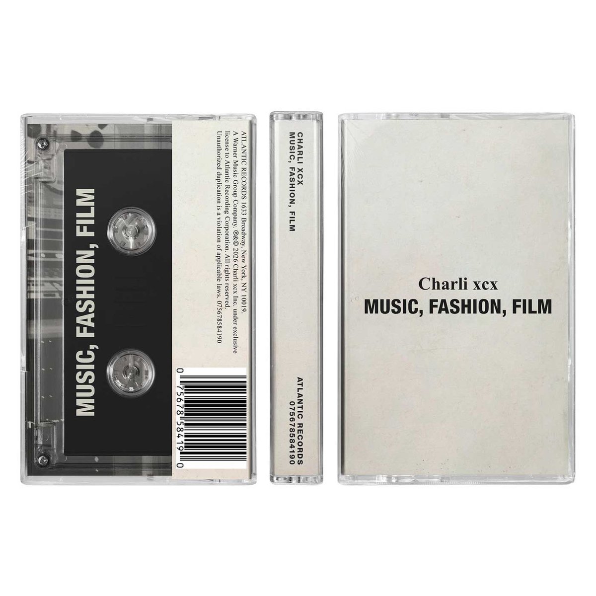 Charlie Xcx - Music, Fashion, Film (Muziek Cassette)