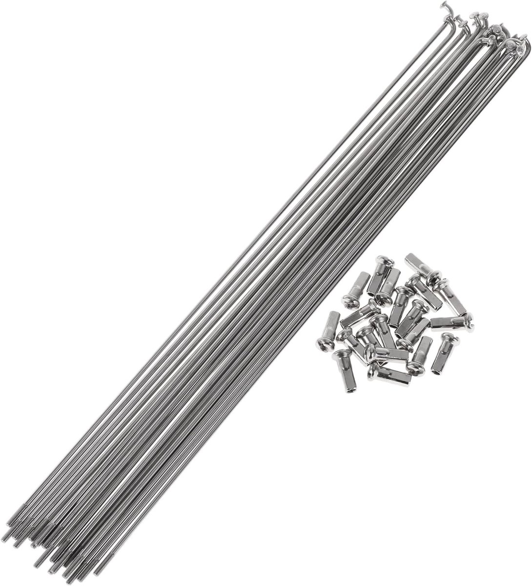 20 set 13G bicycle spokes 273 mm bicycle rim spokes 304 stainless steel silver - ShopVlot