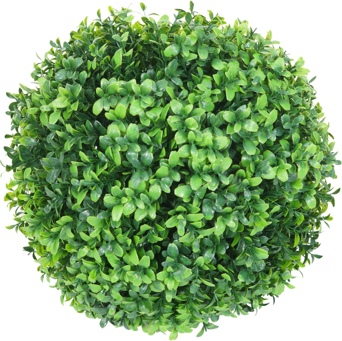 MCW Kunststruik MCW-L77, bol decoratieve plant buxus, buiten Ø 35cm ~ groen