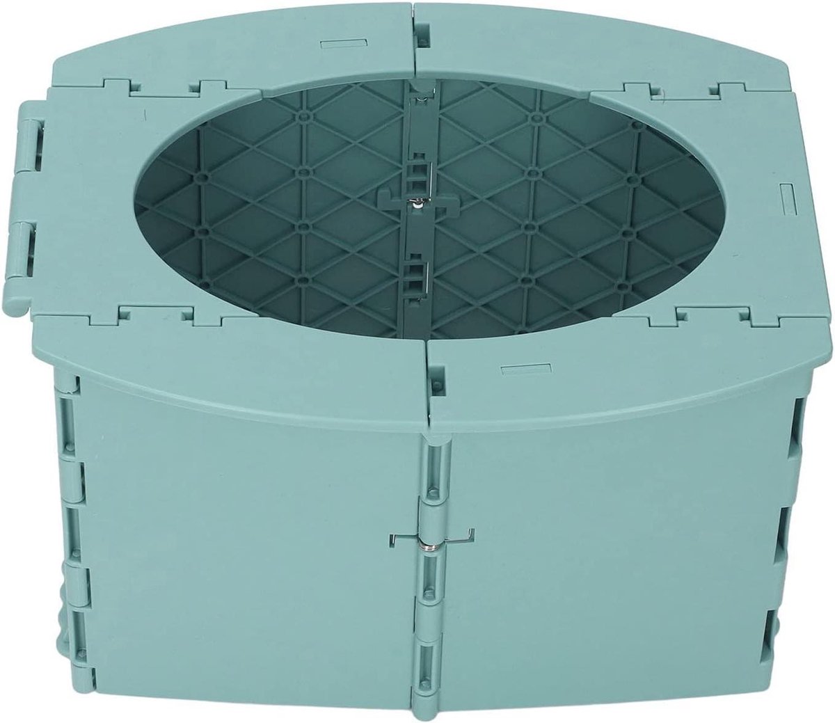 Peuterpotje - Draagbaar Toilet - Reizen met Kinderen - Opvouwbaar en Compact - 16L x 5W cm - Groente
