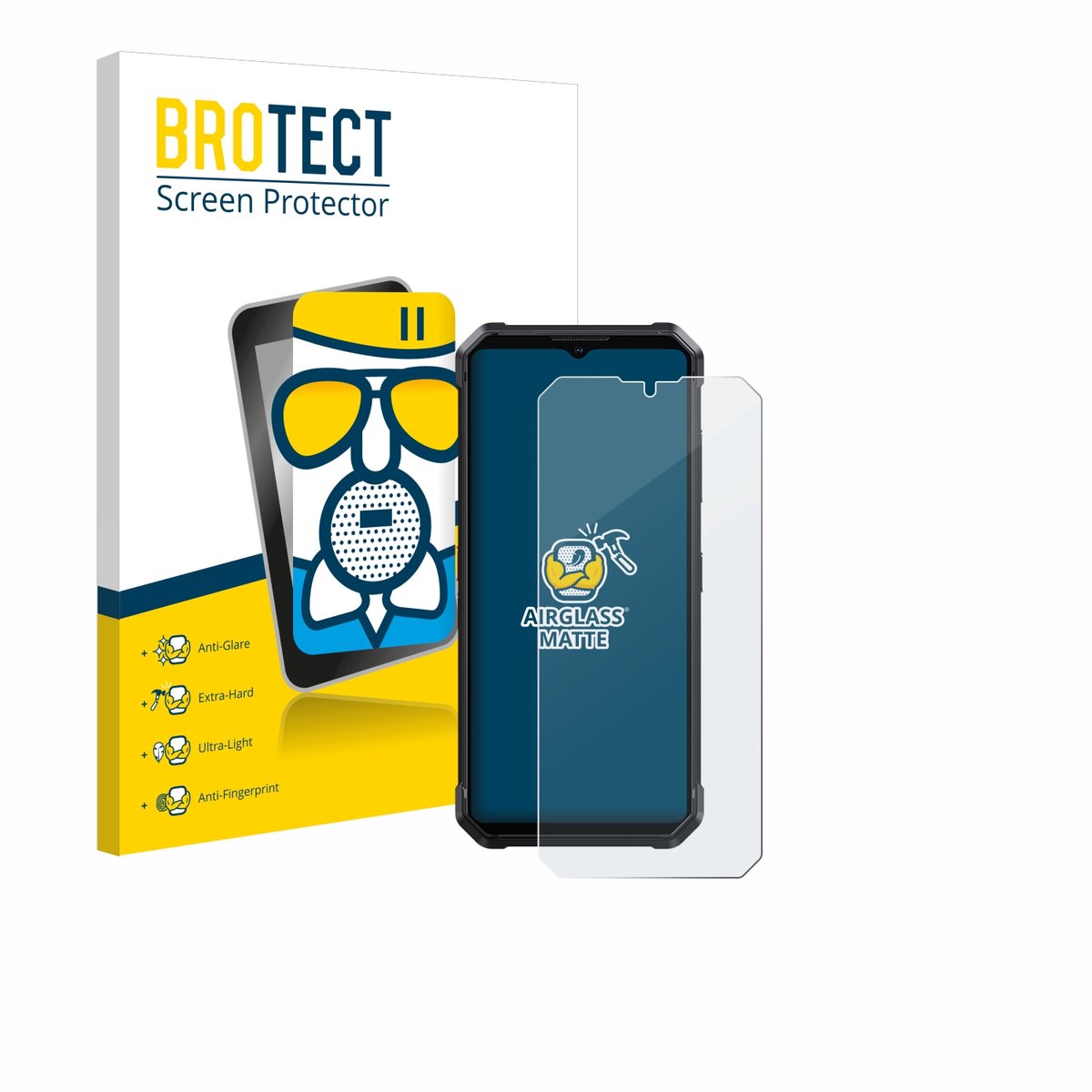 BROTECT - Screenprotector voor Fossibot F106 Pro - Folie Beschermfolie Beschermglas matte