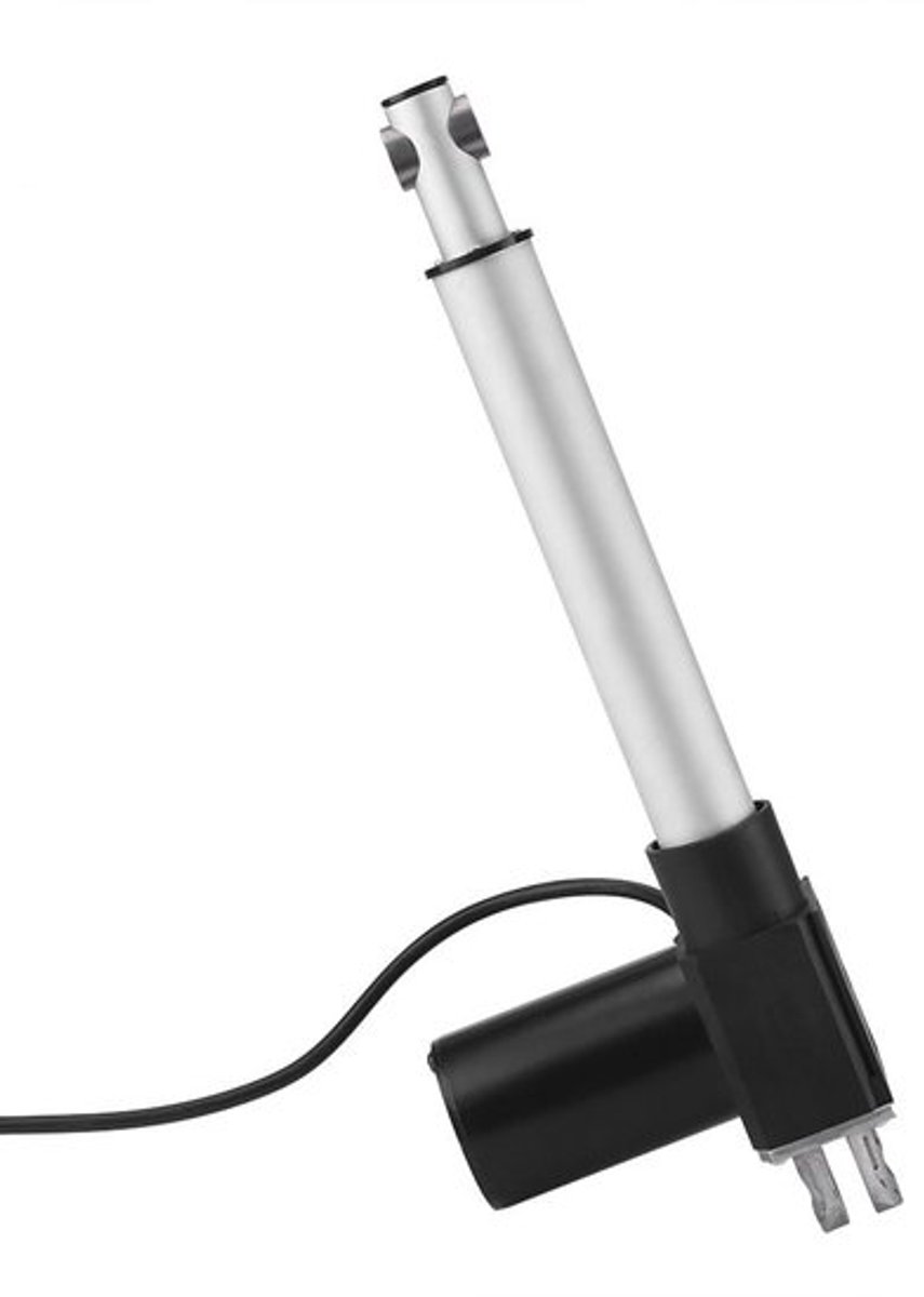 Elektrische Cilinder - Lineaire actuator - 12V DC - 200 mm slag - 6000 N max - Voor zware toepassingen - Ideaal voor medische auto's