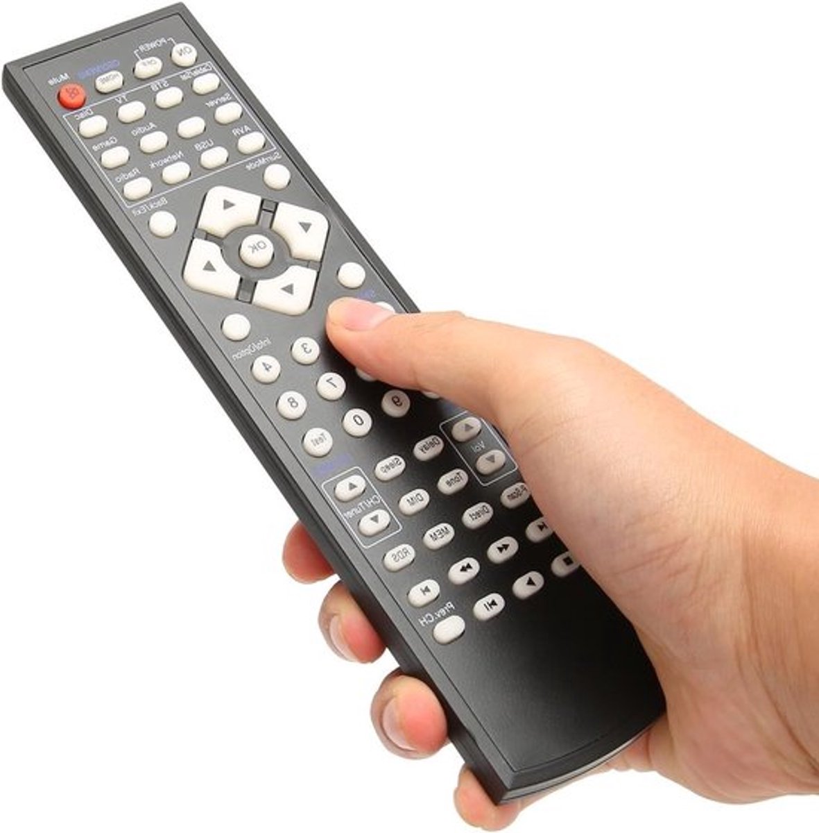 Vervangende Afstandsbediening voor AV Receiver - Compatibel met AVR 1710, AVR 1610 en Meer - Ideaal voor Gemakkelijk Gebruik en Betrouwbaarheid