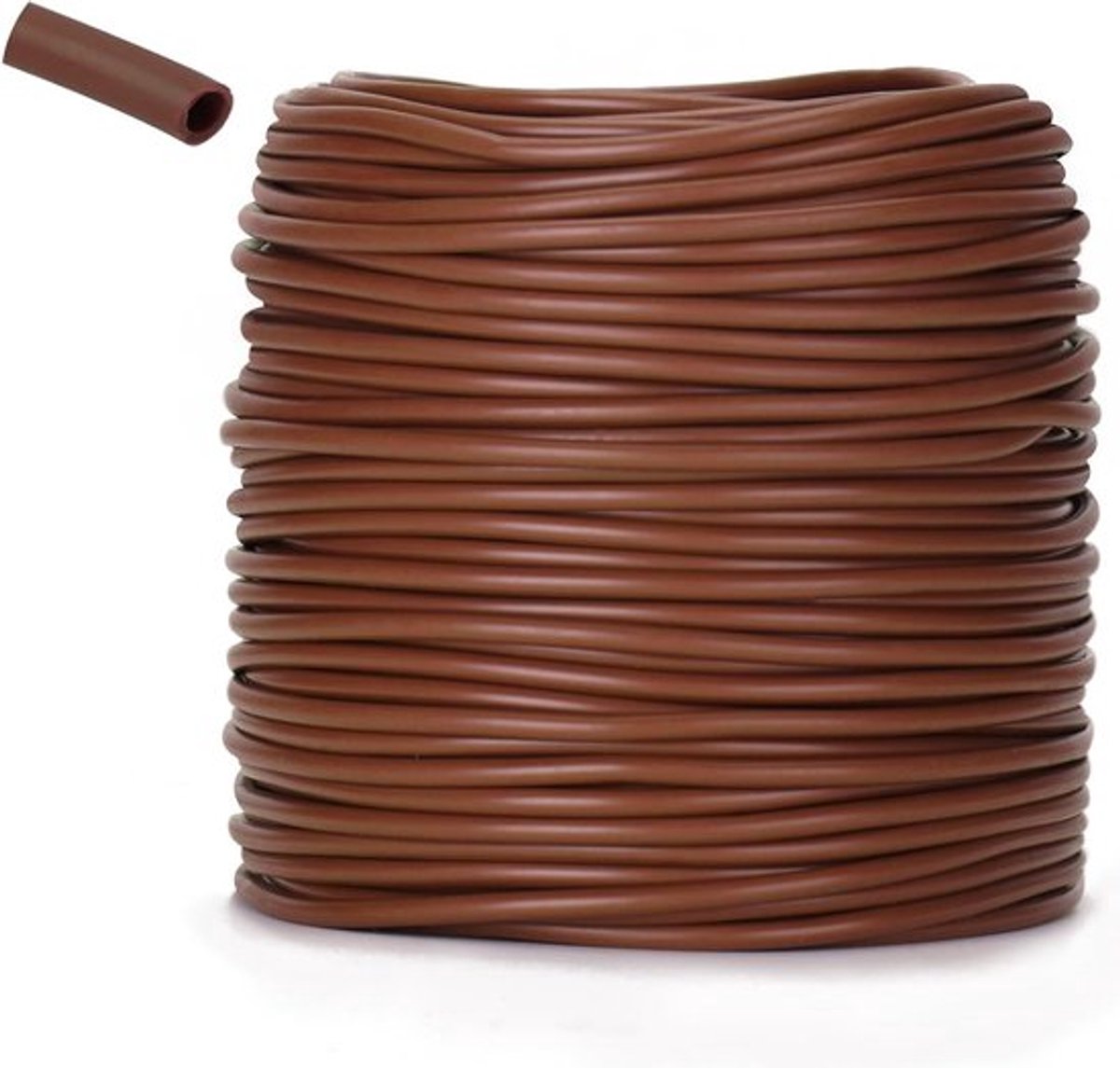 Flexibele Bindtubes 3mm x 100m Bruin voor Klimplanten, Tuin Touwen voor Tomaten, Rozen en Groenten Ondersteuning