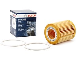 Bosch Oliefilter P9248 | 1457429248 | OEM 9808867880 | 1109CK | 1109CL | Peugeot 208 308 3008 508 Partner | Citroën C3 C4 C5 Berlingo DS3 DS4 | Ford Fiesta Focus 1.5 BlueHDi TDCi