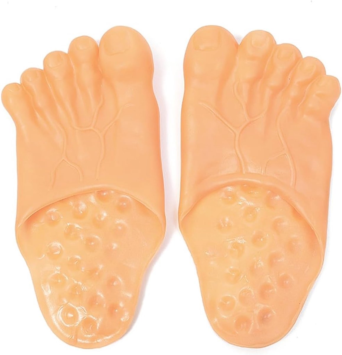 SnelShoppen - Giant Big Jumbo Feet Covers Realistische Kostuum Accessoires voor Halloween Feest - Grote Flexibele Schoenhoezen voor Mannen en Vrouwen