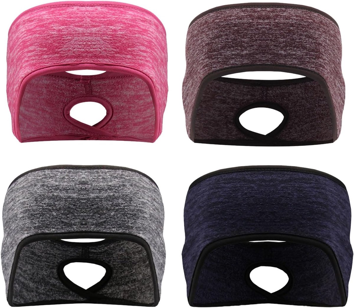 Hardloopband voor dames - Fleece - Ponytail opening - Houdt oren warm - ShopVlot