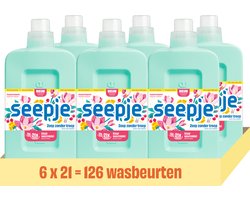 Seepje Wasmiddel Kleur - 126 wasbeurten - 6 x 945ML - Voordeelverpakking
