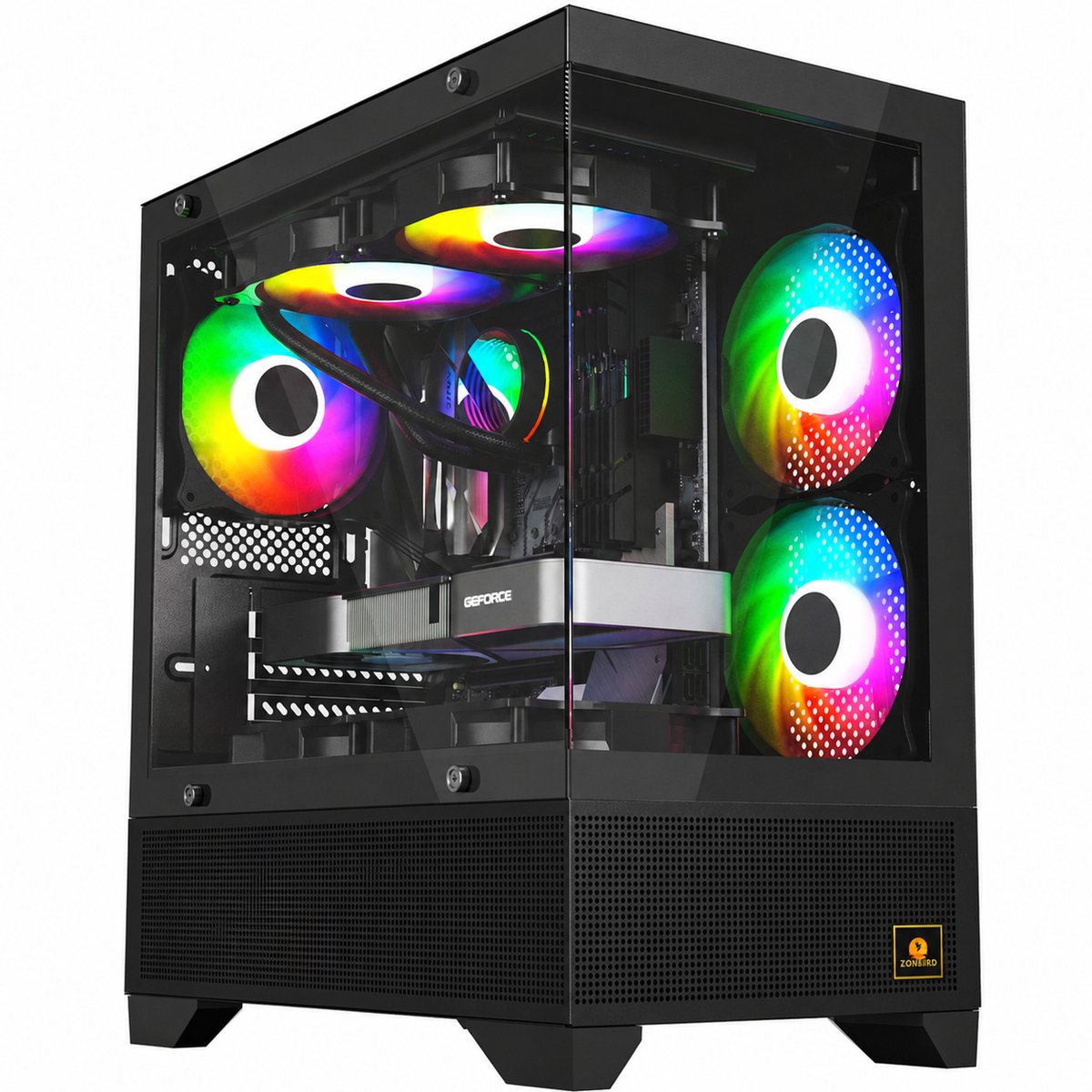Zonbird Black Eagle – Intel i5-12400F – RTX 5060 – 32 GB geheugen – 1 TB SSD – Windows 11 Pro