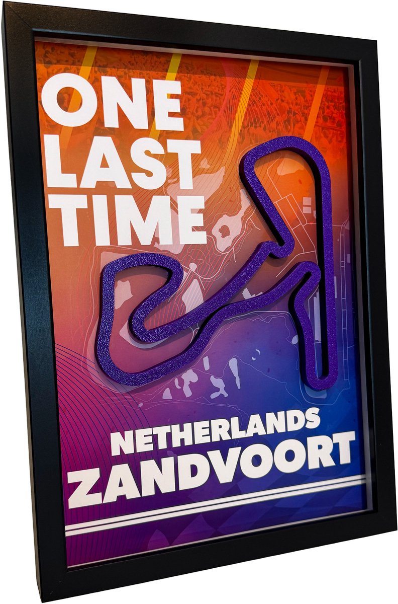 Zandvoort Nederland One Last Time Edition 3D F1 circuit schilderij