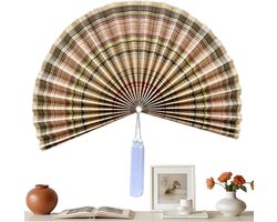 Hangende muurventilator - Decoratief ornament - Woonkamer decoreren - Handgeweven vakmanschap - 100…