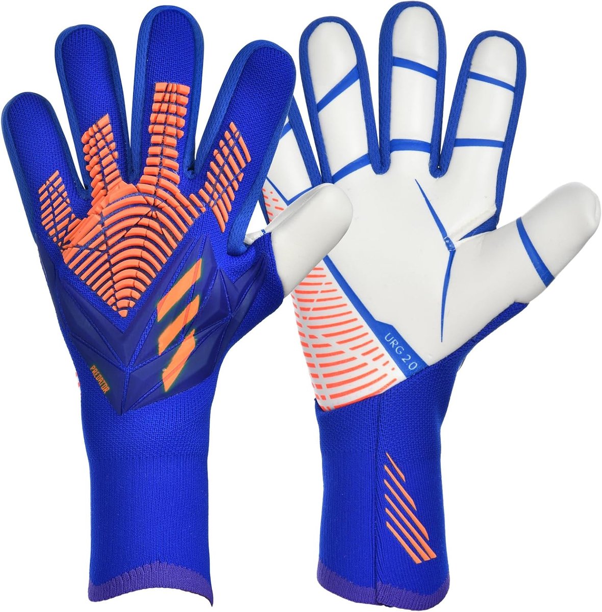 SnelShoppen - Flintronic Voetbal Doelman Handschoenen voor Tieners, Trainingshandschoenen met Dubbele Pols Bescherming, voor Jongens en Meisjes, Maat