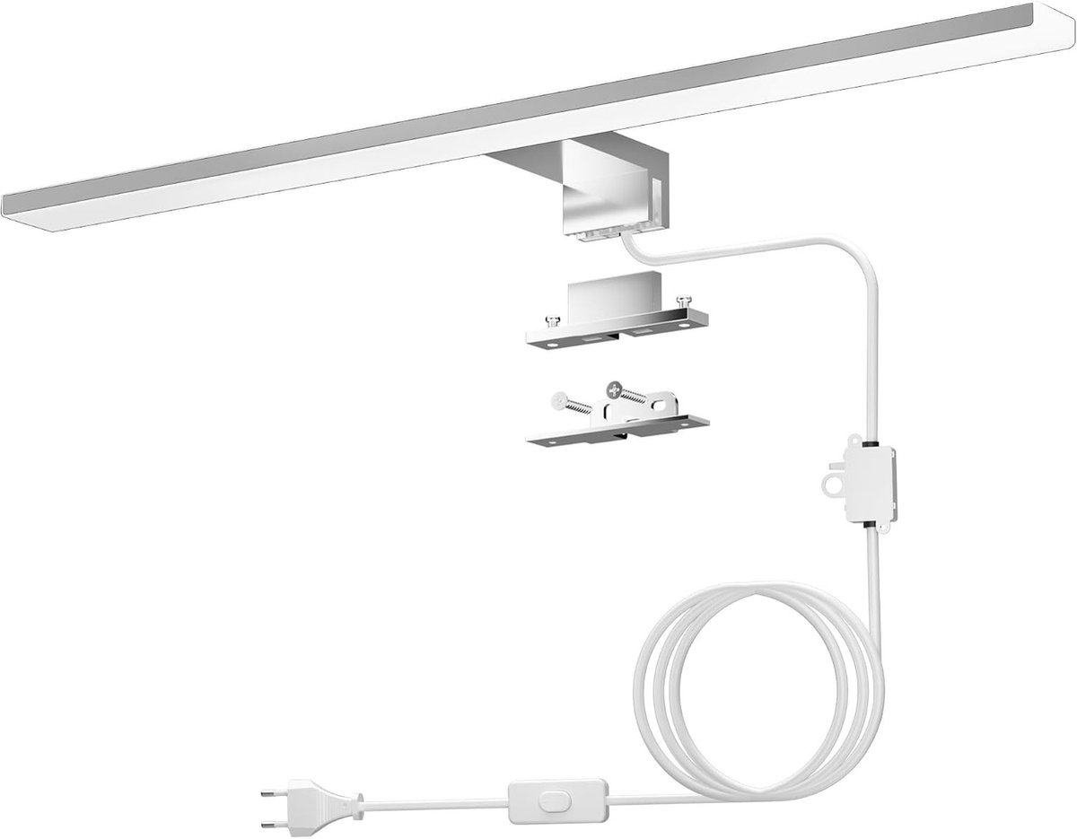 Spiegellamp - Natuurlijk Wit - 50 cm - 1200 Lumen - Voor Badkamerverlichting