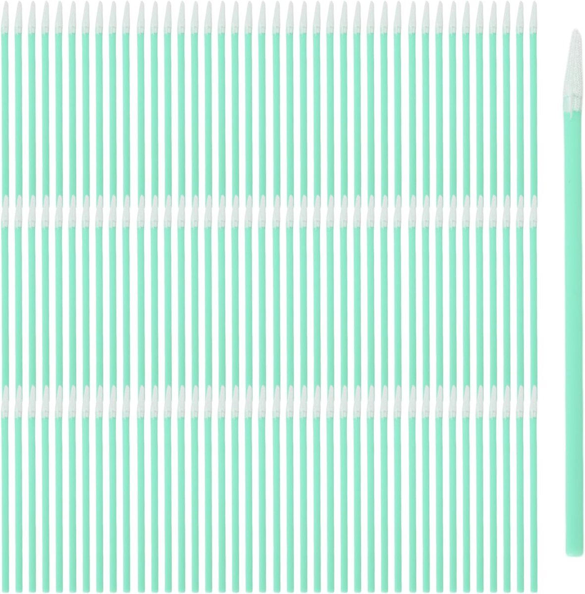 SnelShoppen - Pack van 100 Schoonmaakstokken, Dotvormige Wattenstaafjes, Lange Lintvrije, Stofvrije Doekjes voor Printer, Camera, Elektronica, Polijst