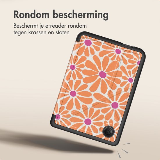 Ereader Hoes - Geschikt voor Kobo Clara BW/Kobo Clara Colour - Oranje — afbeelding 5