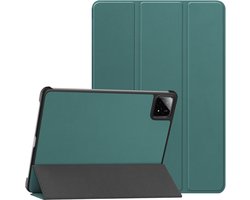 imoshion Tablet Hoes - Geschikt voor Xiaomi Pad 7/Xiaomi Pad 7 Pro/Xiaomi Pad 8 Pro/Xiaomi Pad 8 - Trifold Bookcase - Donkergroen