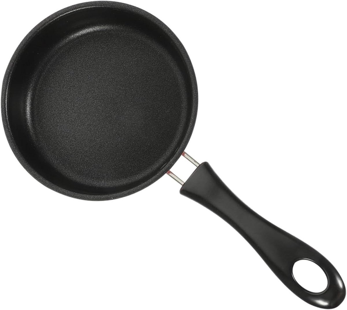 Mini Koekenpan - Omeletpan Wokpan - Snel Eten Bereiden - Antiaanbaklaag - 25x13x3cm - Roze