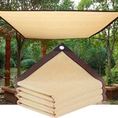Schaduwdoeken vierkant - Schaduw Zeil - Schaduwnet - Zonnescherm Zeildoek - 2 x 2 m - Buitenschermhoes - Terras Bescherme - Schaduwdoeken - Waterdicht UV-bestendig- Voor Tuin en Balkon - Voor Pergola Tuinhuis Terras