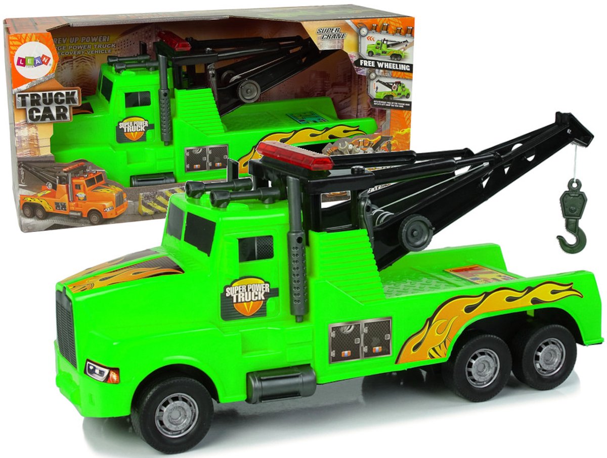 Autosleepwagen Pechhulp 1:10 Groen Touw