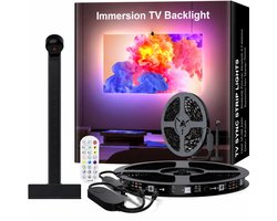 TEKROA® LED strip - Led strip USB - Inclusief RGB voor 70-85 inch tv's - 5M - Met app en afstandsbediening