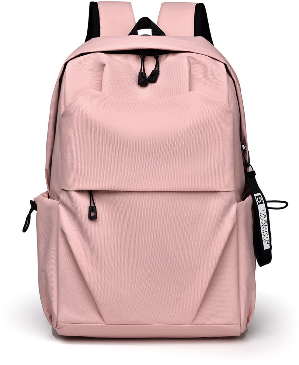 YAGXIG Rugzak - Laptoptas - Ruime reistas - Studentenrugzak - Waterdicht - Geschikt voor laptops tot 14 inch - Ideaal voor universiteit, school, werk, woon-werkverkeer, enz. - Unisex (Roze)