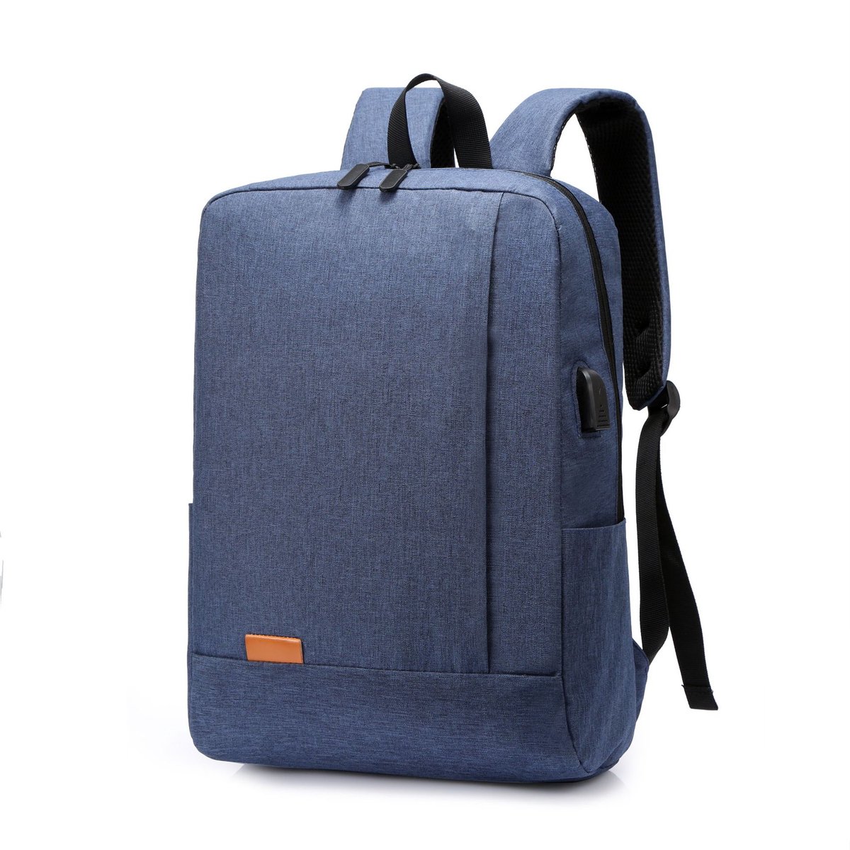 YAGXIG Laptoprugzak - Reistas - Met USB-oplaadpoort - Laptoprugzak - Casual rugzak - Herenrugzak - Blauw