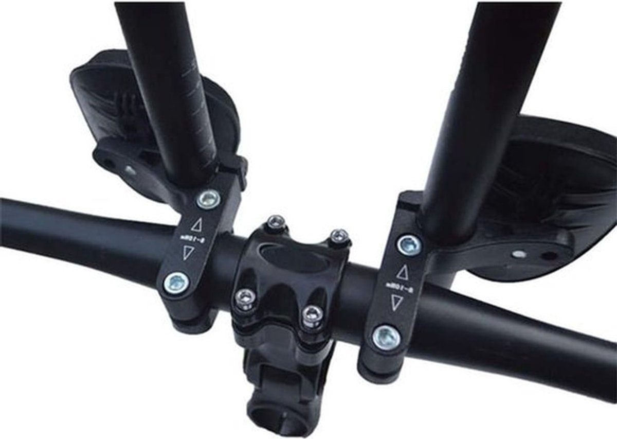 Aero Triathlon Handvat voor Fietsen - Aluminium Clip-On Tri Bars met Armsteun voor Race- en Mountainbikes, Ideaal voor Triatleten en Wielrenners