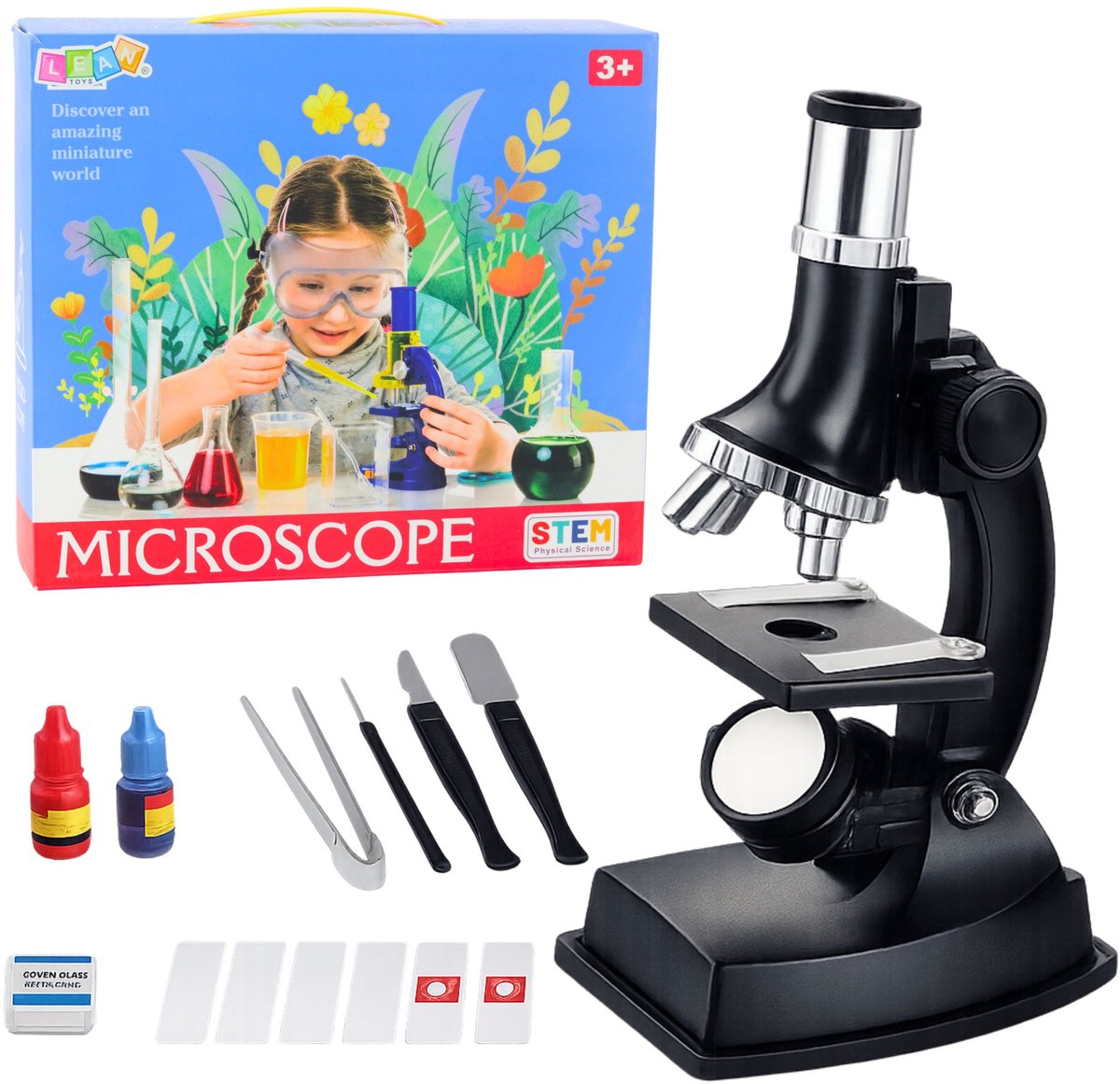 Educatieve microscoop voor kinderen Accessoires Vergroting 300x