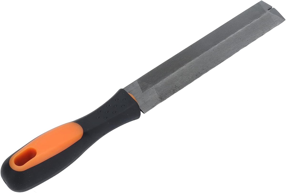SnelShoppen - Vijl voor Houtbewerking 6 Inch met TPR Handvat, Snelle Snijkracht, Hard en Slijtvast, Ideaal voor Leerbewerking en Houtbewerking
