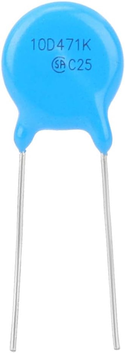 SnelShoppen - 50 Stuks Varistors Weerstanden MOV 10D471K 10K471 10mm 470V voor Voeding en Industrie