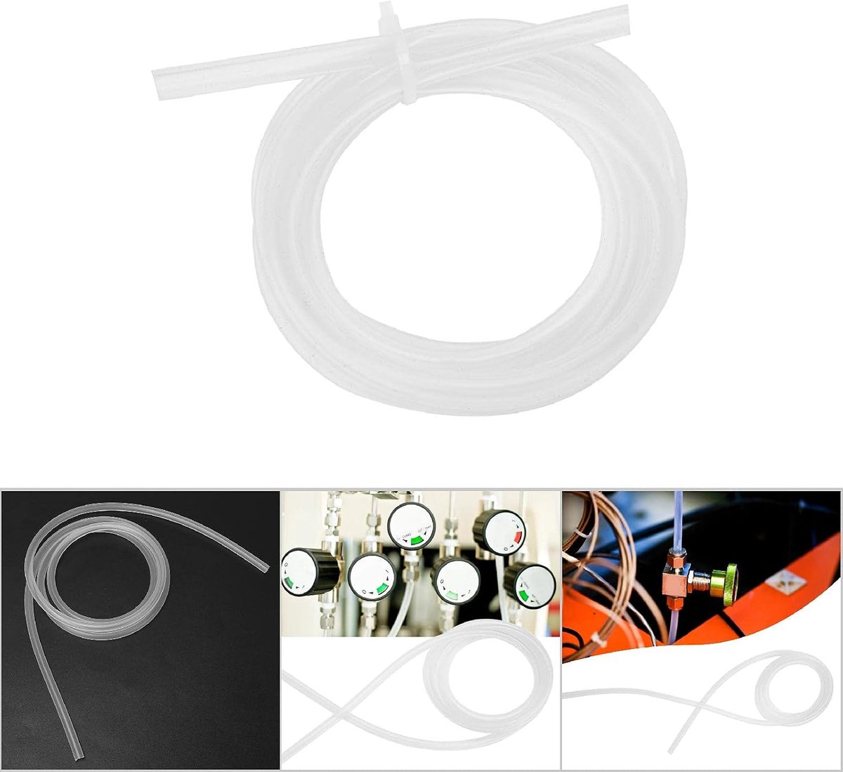 SnelShoppen - 1m Siliconen Slang Voedselkwaliteit Hoog Transparant Peristaltische Pomp Slang 1mm x 3mm/2mm x 4mm/3mm x 5mm (3mm x 5mm) - Duurzaam, Tem